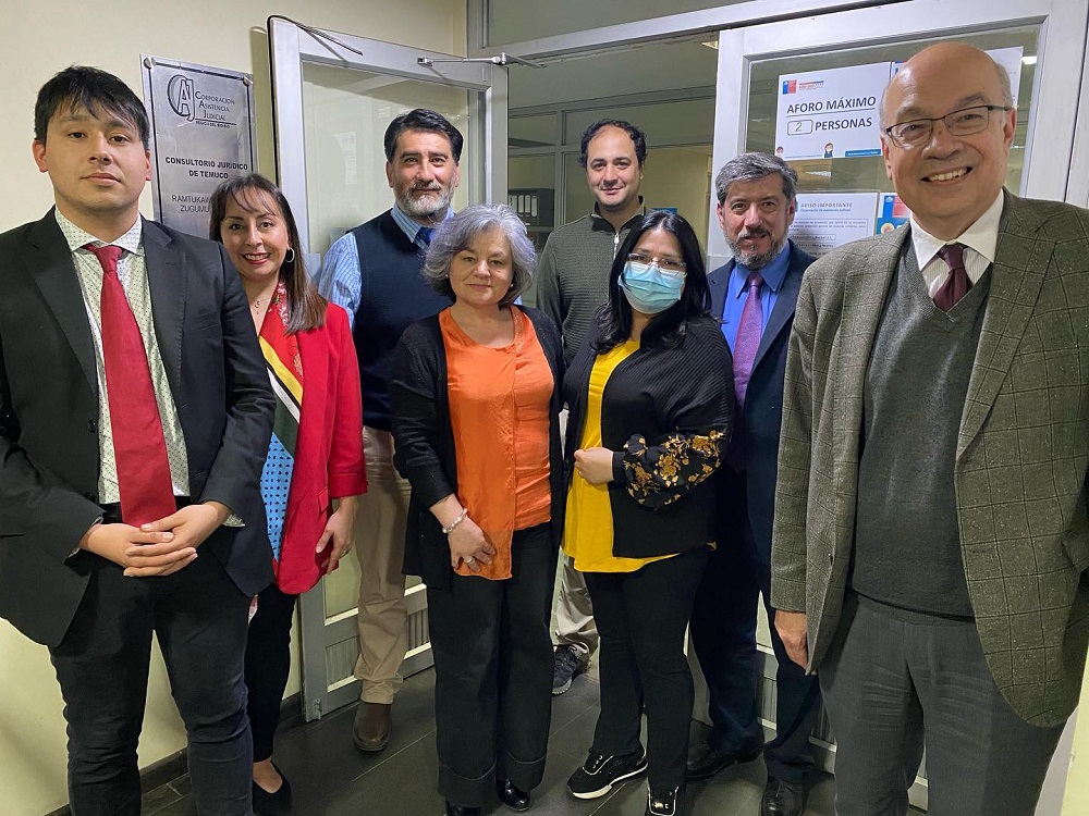 Director General (S) de la CAJ Biobío encabeza visita a oficinas de la Región de La Araucanía